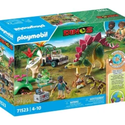 Playmobil forskningsläger med dinosaurier, 93 delar/ 1 förp.