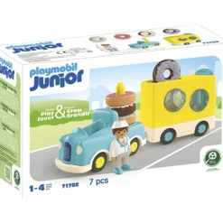 Playmobil Junior Donut Truck, stl. 38.8x19.5x29.6 cm, 7 delar/ 1 förp.