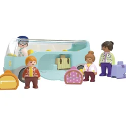Playmobil Junior flygplatsbuss, stl. 38,6x14,8x25,8 cm, ca. 9 delar, 1 förp.