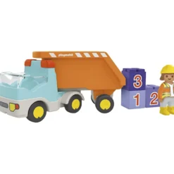 Playmobil Junior tippbil, stl. 39x19,7x26 cm, ca. 6 delar, 1 förp.