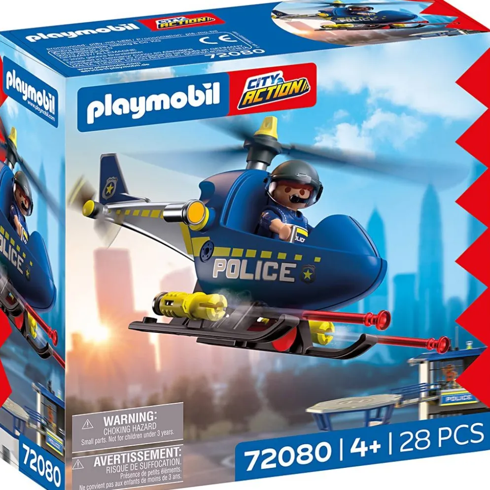 Playmobil Polishelikopter, stl. 37x25x15 cm, 28 delar/ 1 set