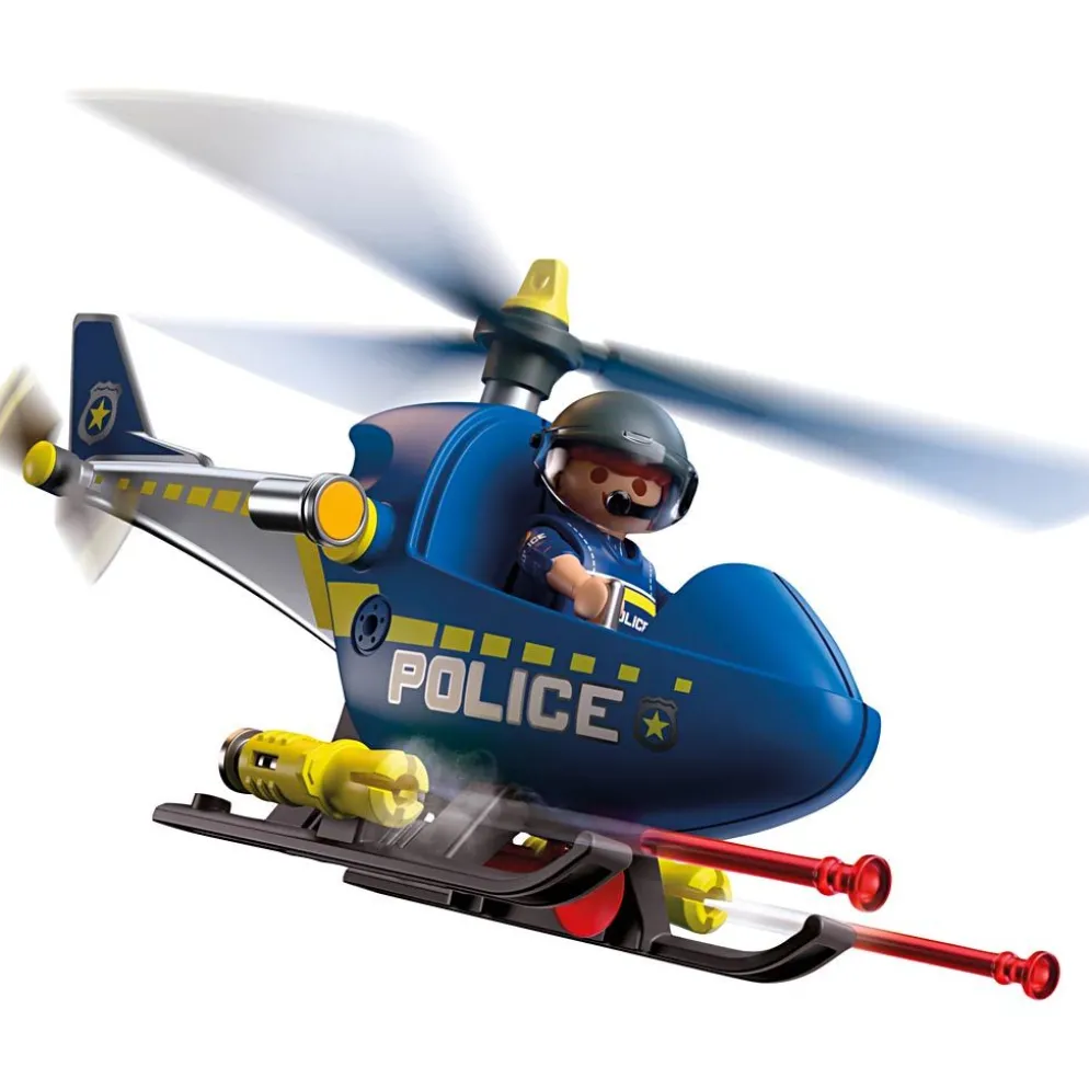 Playmobil Polishelikopter, stl. 37x25x15 cm, 28 delar/ 1 set