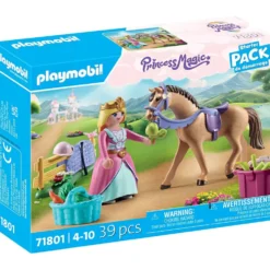 Playmobil prinsessa med häst, stl. 39,6x15,1x20,0 cm, 39 delar/ 1 förp.