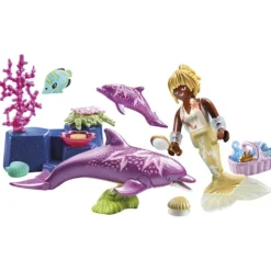 Playmobil sjöjungfru med delfiner, 28 delar/ 1 förp.