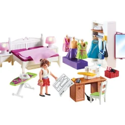 Playmobil sovrum med syhörna, 67 delar, 1 st./ 1 förp.