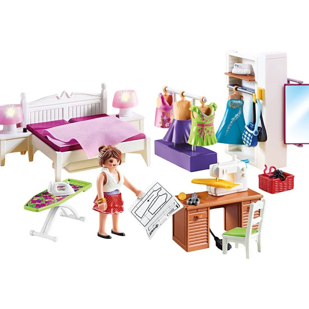 Playmobil sovrum med syhörna, 67 delar, 1 st./ 1 förp.