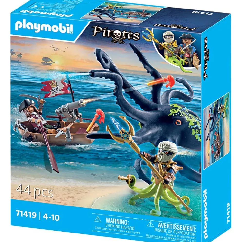 Playmobil strid mot jättebläckfisken, 44 delar/ 1 förp.