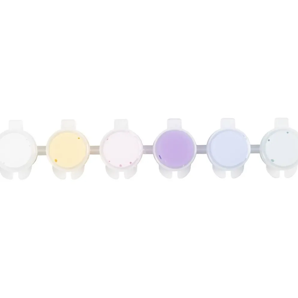 Plus Color-Hobbyfärg, pastellfärger, 6x5 ml/ 1 förp.
