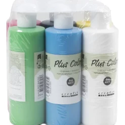 Plus Color Hobbyfärg, primärfärger, 6x250 ml/ 1 förp.
