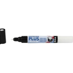 Plus Color Tusch, L: 14,5 cm, spets 0,7 mm, råvit, 5,5 ml, 1 st.