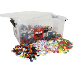 Plus Plus Basic, stl. 1,2x2 cm, neonfärger, pastellfärger, standardfärger, 6000 st./ 1 förp.