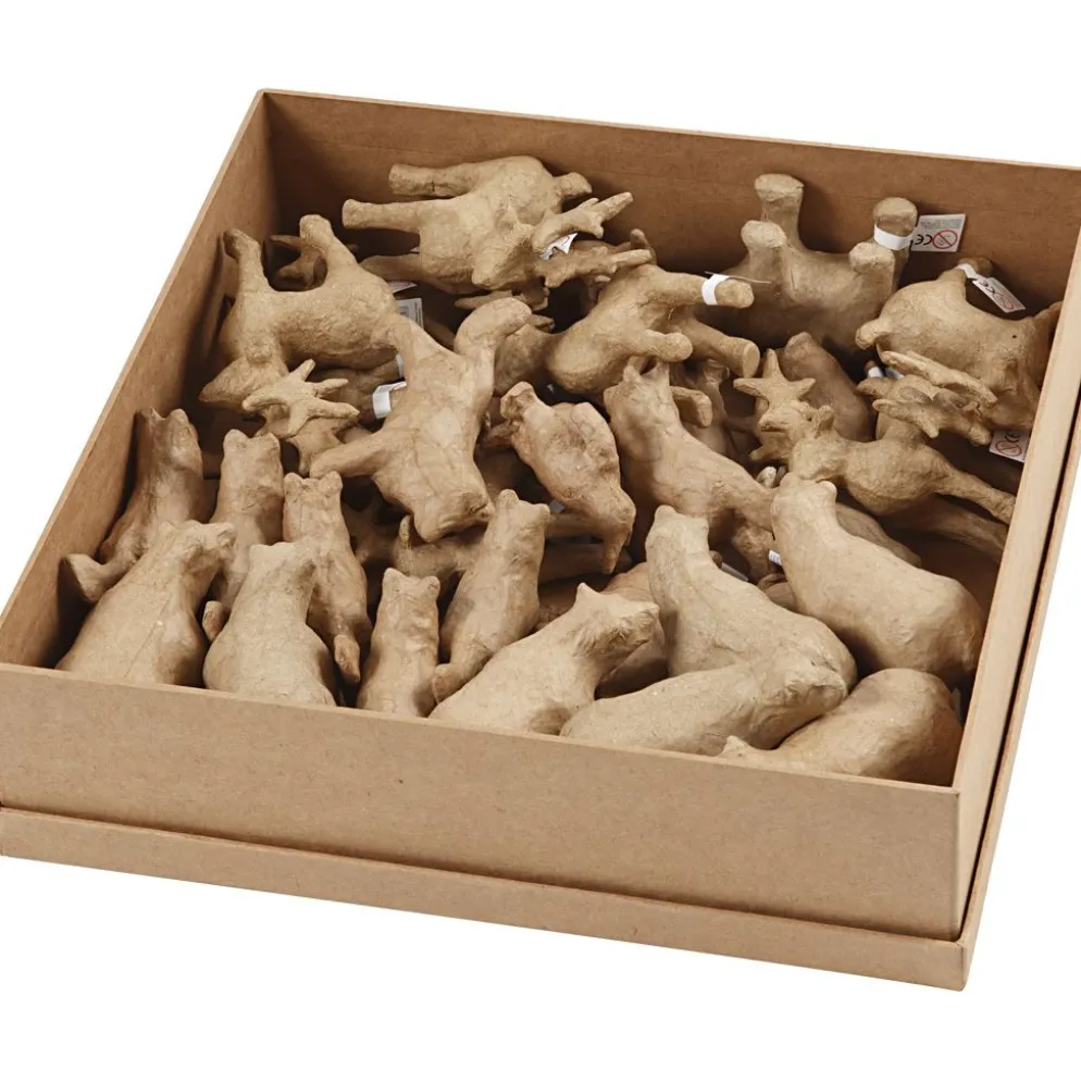 Polardjur, H: 8-12,8 cm, L: 5,6-11,8 cm, 32 st./ 1 förp.