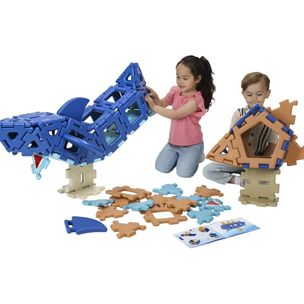 Polydron Giant Sealife, stl. 42x34x43 cm, 66 delar/ 1 förp.