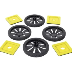 Polydron Magnetiska Hjul, Dia. 9 cm, 4 delar/ 1 set