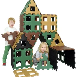Polydron XL, stl. 36-40 cm, natur, 36 delar/ 1 set