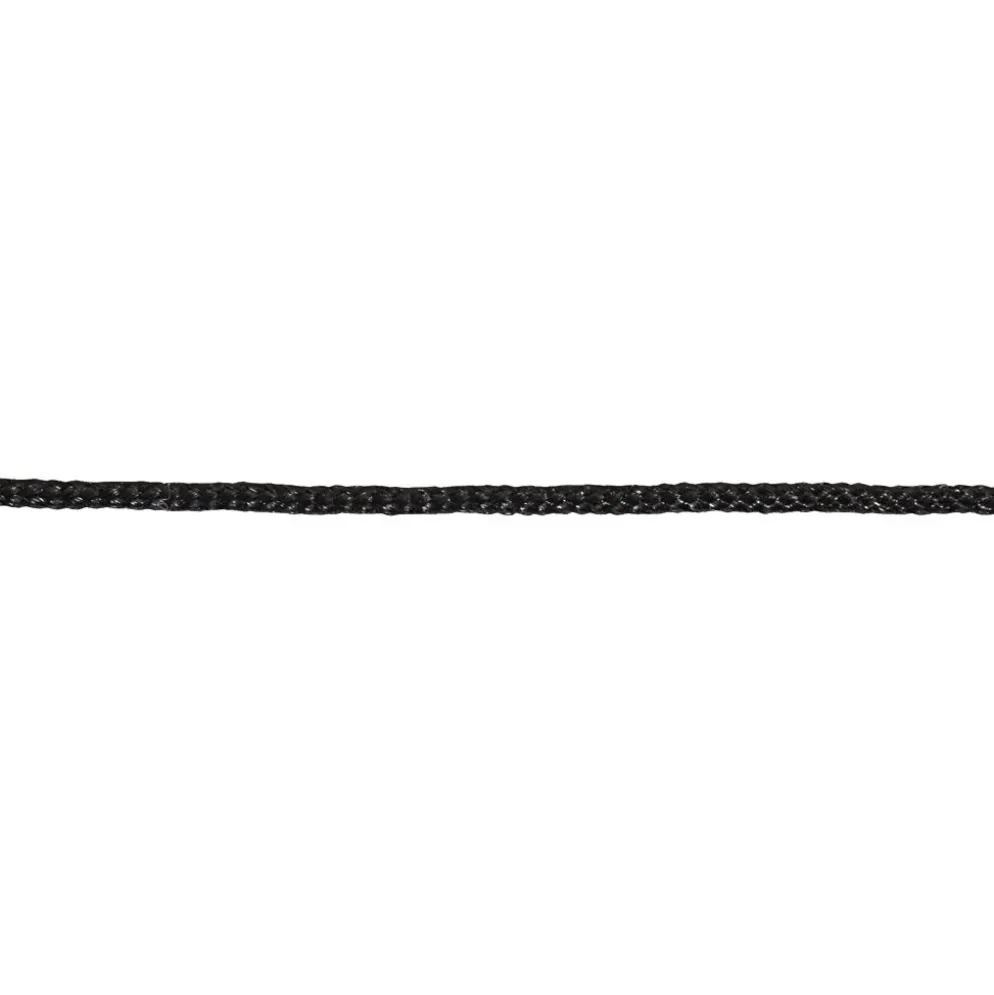 Polyestersnöre, tjocklek 1 mm, svart, 50 m/ 1 rl.