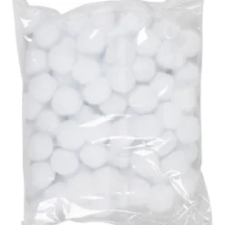 Pompoms, Dia. 20 mm, vit, 100 st./ 1 förp.