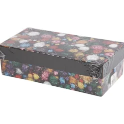 Pompoms,pompong, Dia. 15-40 mm, glitter, ca. 400 st., starka färger, 300 g/ 1 förp.