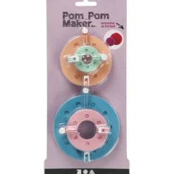 Pompomverktyg, Dia. 3,5+5,5+7+9 cm, 4 st./ 1 set