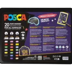 Posca case, groovy colours, 20 st./ 1 förp.