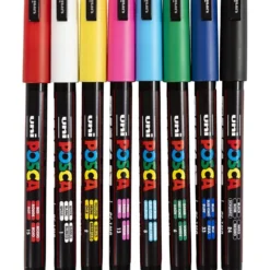 Posca Marker , nr. PC-1MR, spets 0,7 mm, extra fine, 8 st./ 1 st.