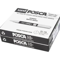 Posca Marker , nr. PC-1M, spets 0,7 mm, extra fine, mixade färger, 12 st./ 1 förp.
