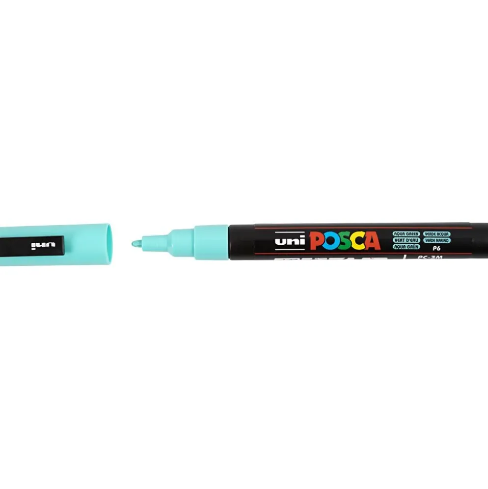 Posca Marker , nr. PC-3M, spets 0,9 - 1,3 mm, Fine, mixade färger, 8 mix./ 1 förp.