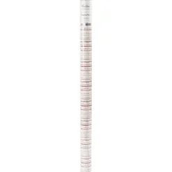 Presentpapper, doodles, B: 70 cm, 80 g, röd, vit, 4 m/ 1 rl.