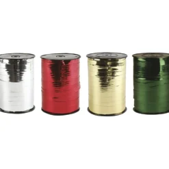 Presentsnöre, B: 10 mm, blank, 4x250 m/ 1 förp.