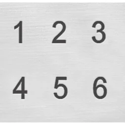Prägelstämplar, siffror, stl. 3 mm, Font: Sans Serif , 9 st./ 1 set