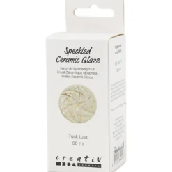 Prickig Keramikglasyr, 999-1060 °C, täckande, tusk tusk, 60 ml/ 1 burk