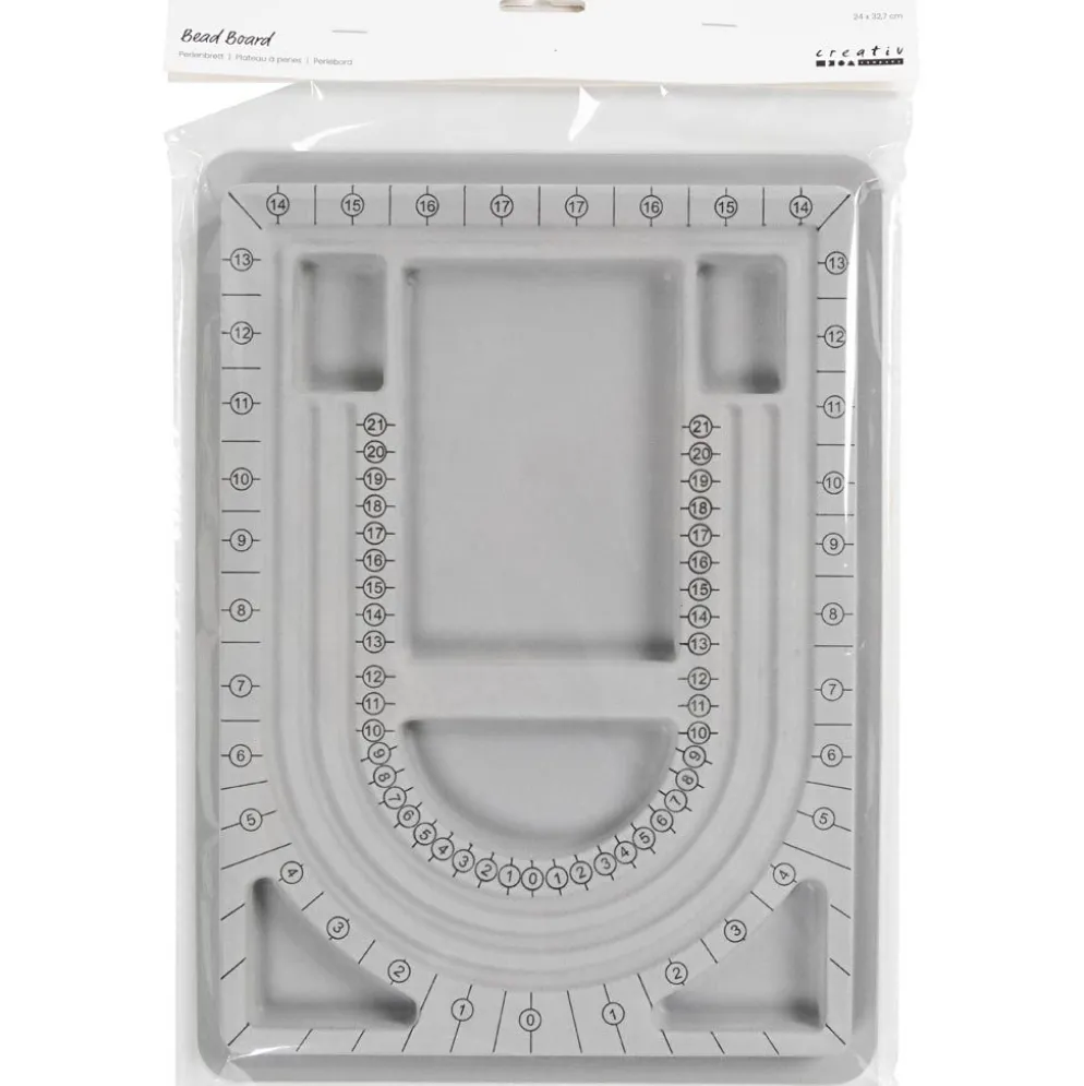 Pärlbord, H: 32,7 cm, L: 24 cm, B: 1,5 cm, 1 st.