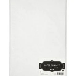 Pärlemorspapper, A4, ark 210x297 mm, 120 g, vit, pärlemor, 10 ark/ 1 förp.