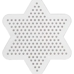 Pärlplattor, små stjärnor, Dia. 10 cm, medium, 10 st./ 1 förp.