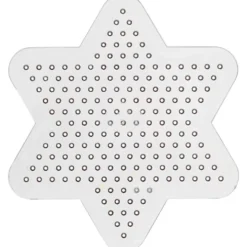 Pärlplattor, små stjärnor, Dia. 10 cm, medium, 10 st./ 1 förp.