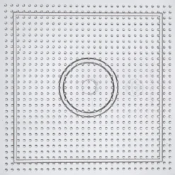 Pärlplattor, stl. 14,5x14,5 cm, medium, klar, 1 st.