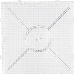 Pärlplattor, stor ihopsättningsbar kvadrat, stl. 15x15 cm, medium, klar, 1 st.
