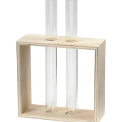 Provrörshållare, H: 10+15 cm, D: 4 cm, B: 10,5 cm, 1 st.