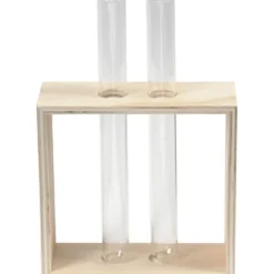 Provrörshållare, H: 10+15 cm, D: 4 cm, B: 10,5 cm, 1 st.