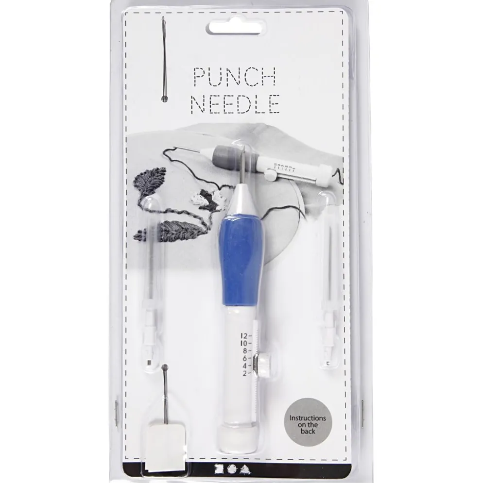 Punch Needle, L: 13 cm, 1 set