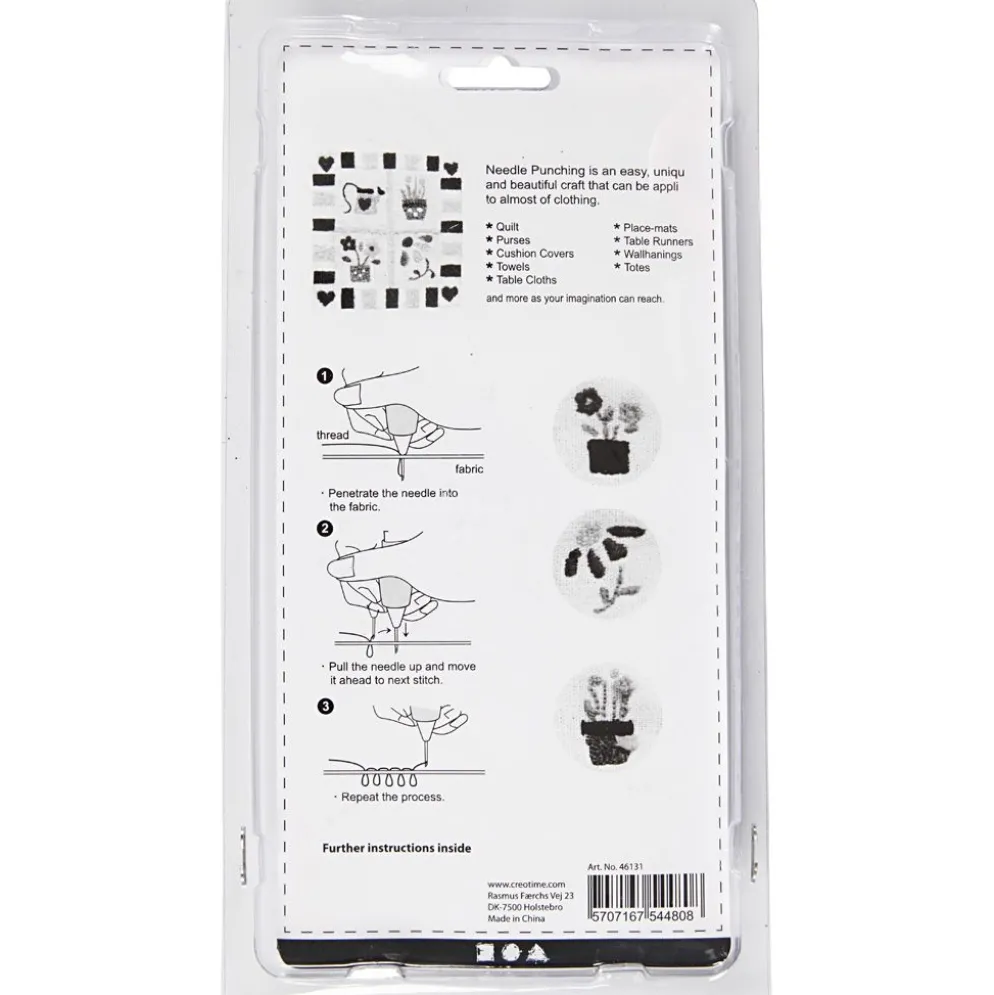 Punch Needle, L: 13 cm, 1 set