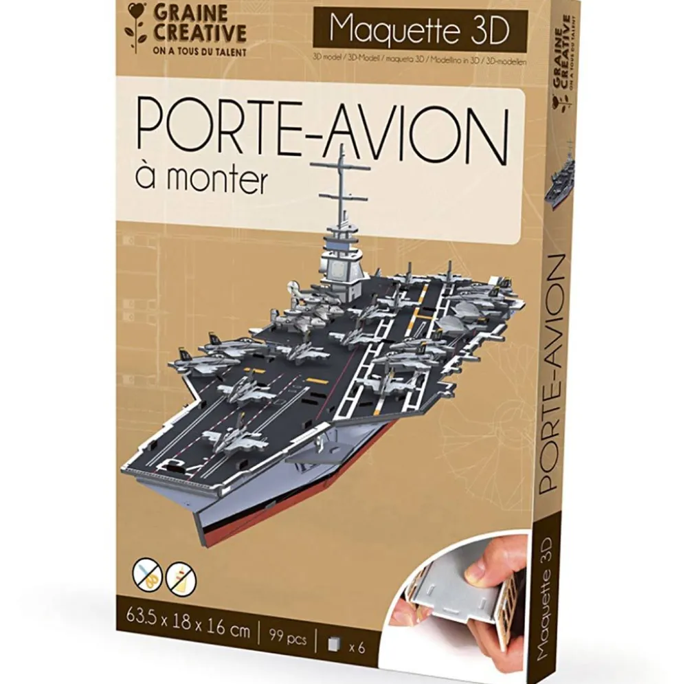 Pussel av 3D, stl. 63,5x18x16 cm, 1 förp.