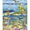 Pussel, havets djur, stl. 28,5x36,5 cm, 60 brickor, 1 st.