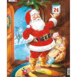 Pussel, Jultomte, stl. 28,5x36,5 cm, 33 brickor, 1 st.