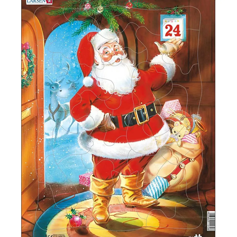 Pussel, Jultomte, stl. 28,5x36,5 cm, 33 brickor, 1 st.