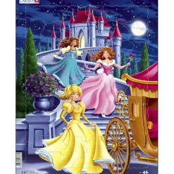 Pussel, Prinsessa, stl. 28,5x36,5 cm, 35 brickor, 1 st.