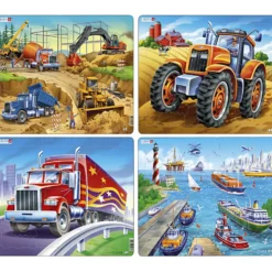 Pussel transport, stl. 28,5x36,5 cm, 25-37 brickor, 4 st./ 1 förp.