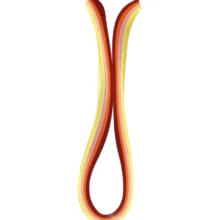Quilling strimlor, L: 78 cm, B: 5 mm, 120 g, orange, rosa, röd, gul, 100 st./ 1 förp.