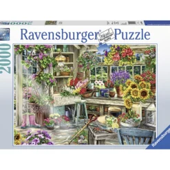Ravensburger pussel Kattungar, Blommor, 2000 brickor, 1 st.