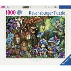 Ravensburger pussel Kattungar, Den magisk skogen, 1000 brickor, 1 förp.